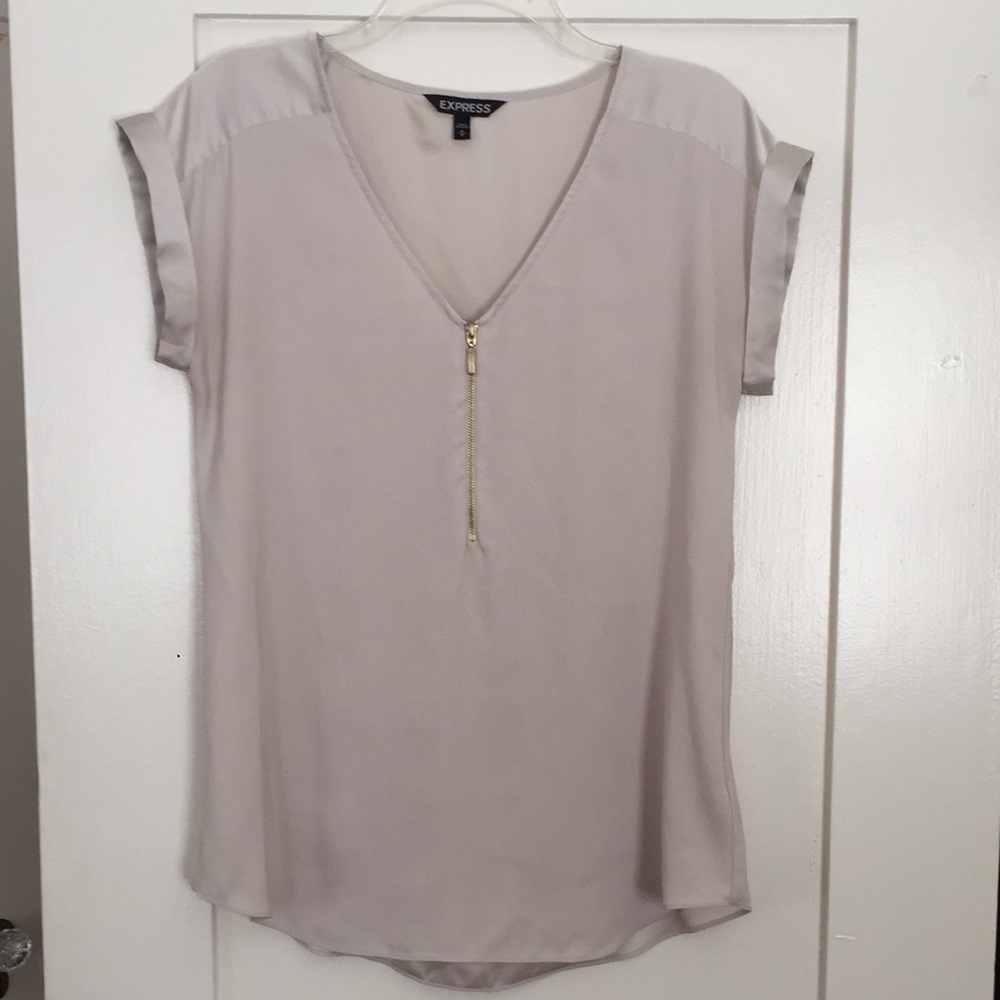 Express Zip Up Blouse